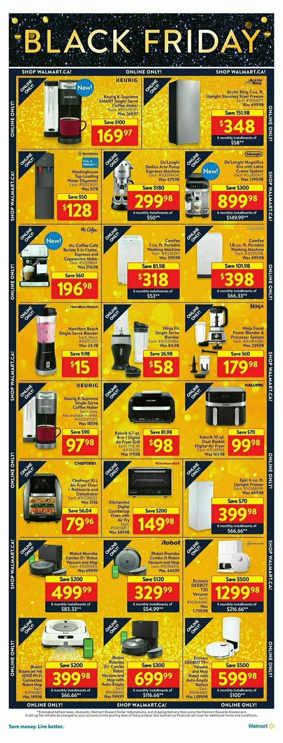 Walmart Black Friday Flyer from November 16