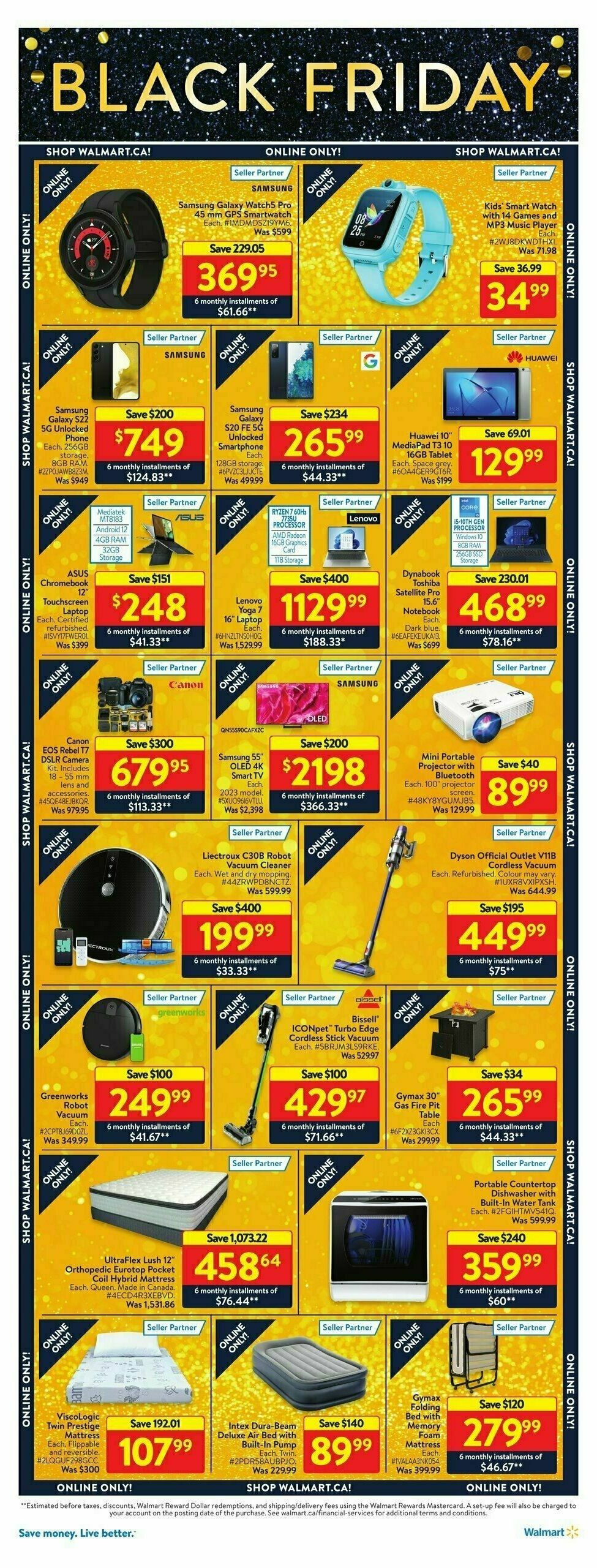 Walmart Black Friday Flyer from November 16