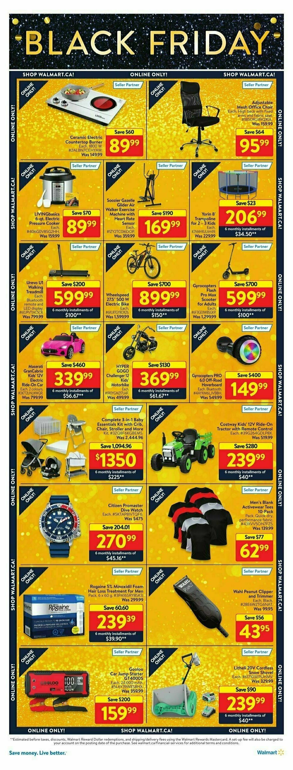 Walmart Black Friday Flyer from November 16