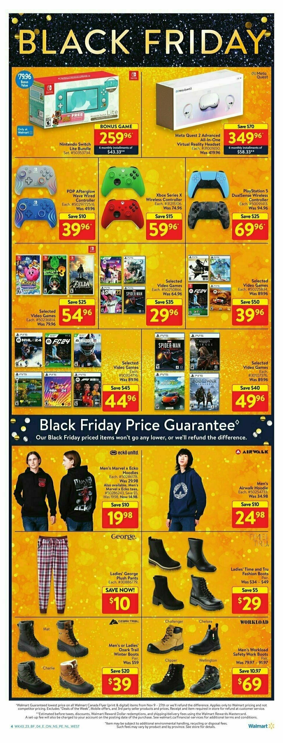 Walmart Black Friday Flyer from November 16