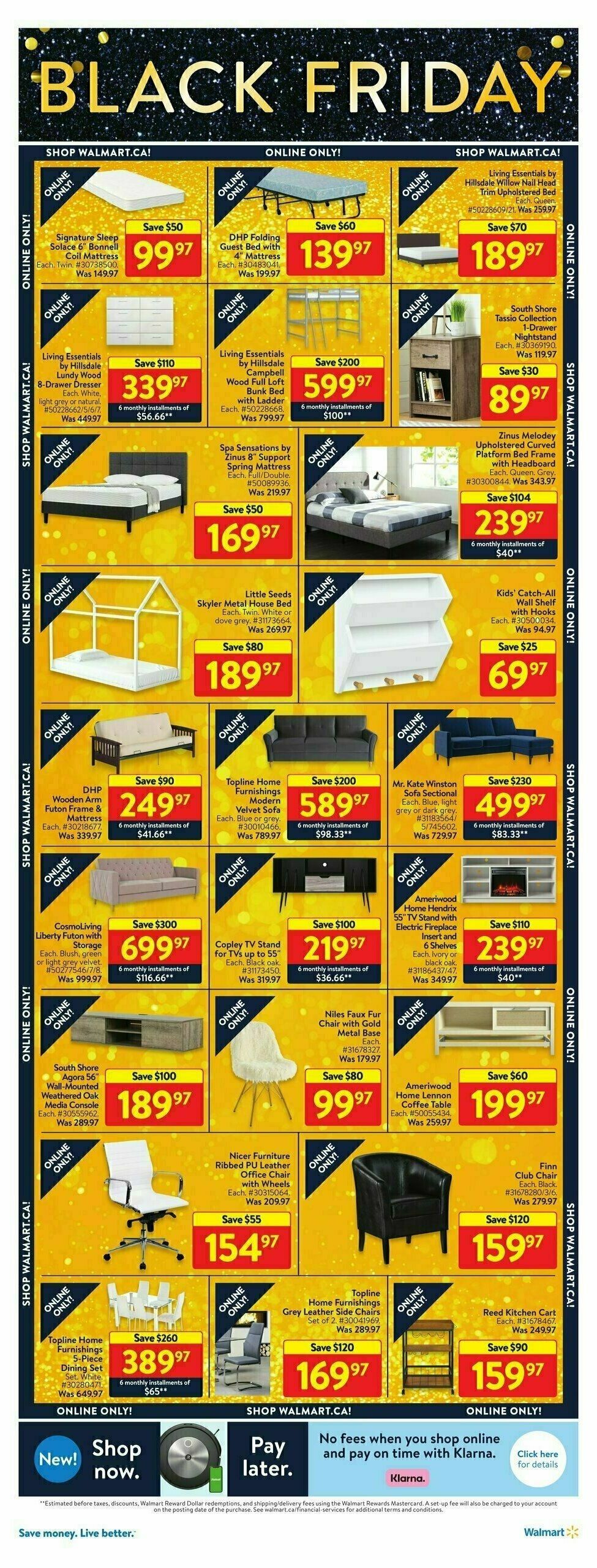 Walmart Black Friday Flyer from November 16