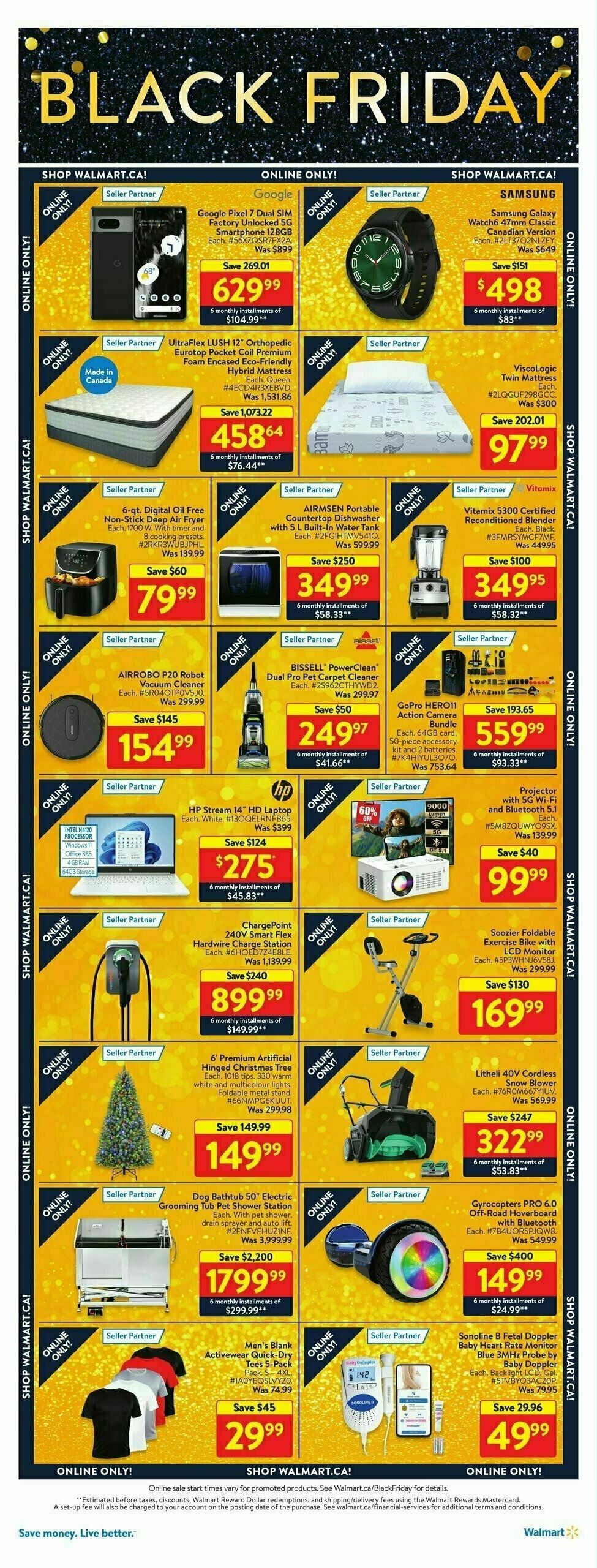 Walmart Black Friday Flyer from November 23