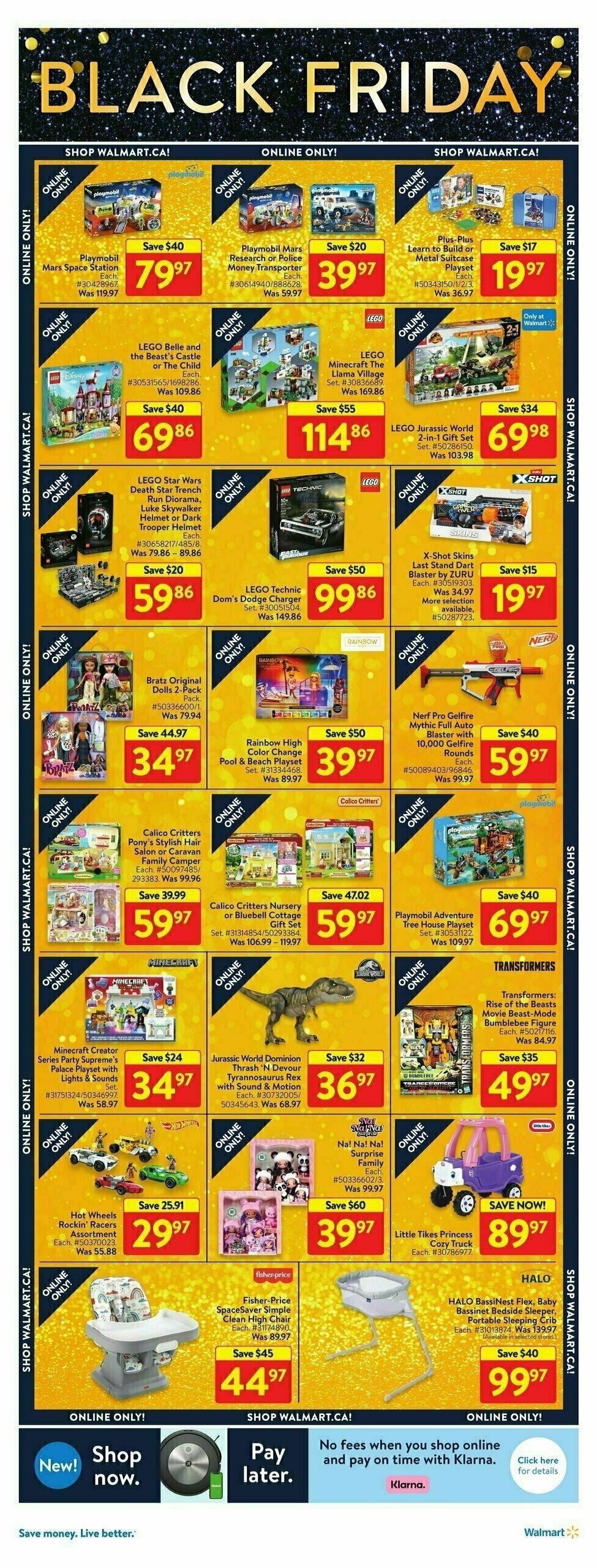 Walmart Black Friday Flyer from November 23