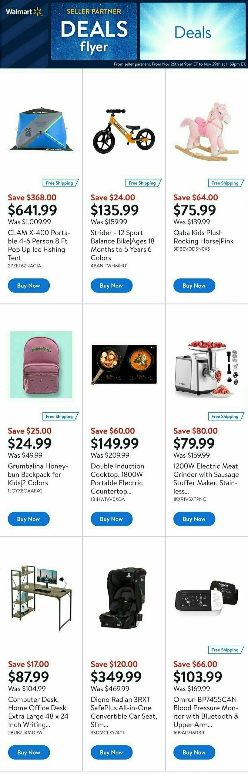 Walmart Deals Flyer Flyer from November 27