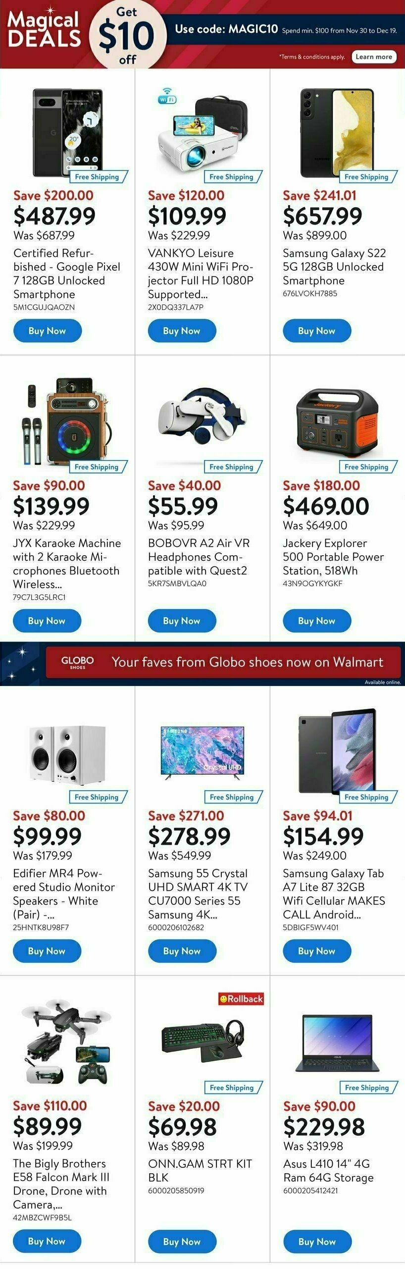 Walmart Deals Flyer Flyer from November 30