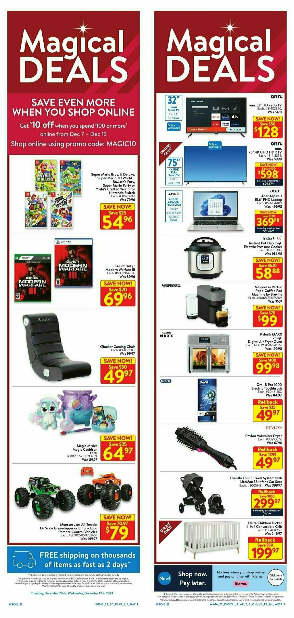 Walmart Flyer from December 7