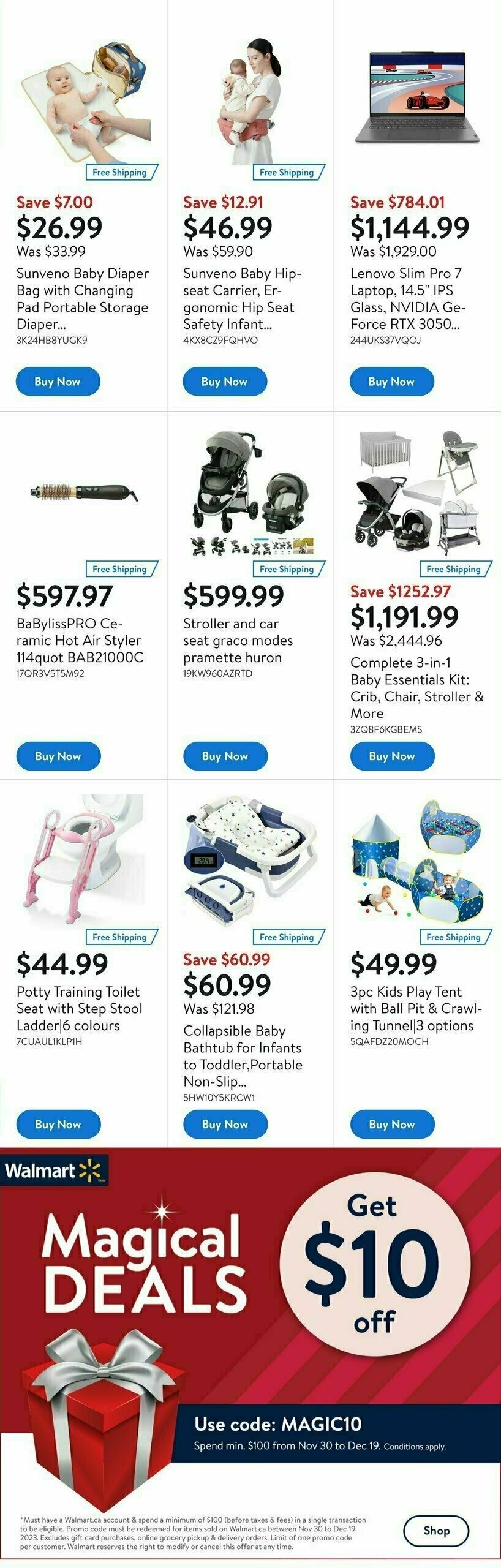 Walmart Deals Flyer Flyer from December 14