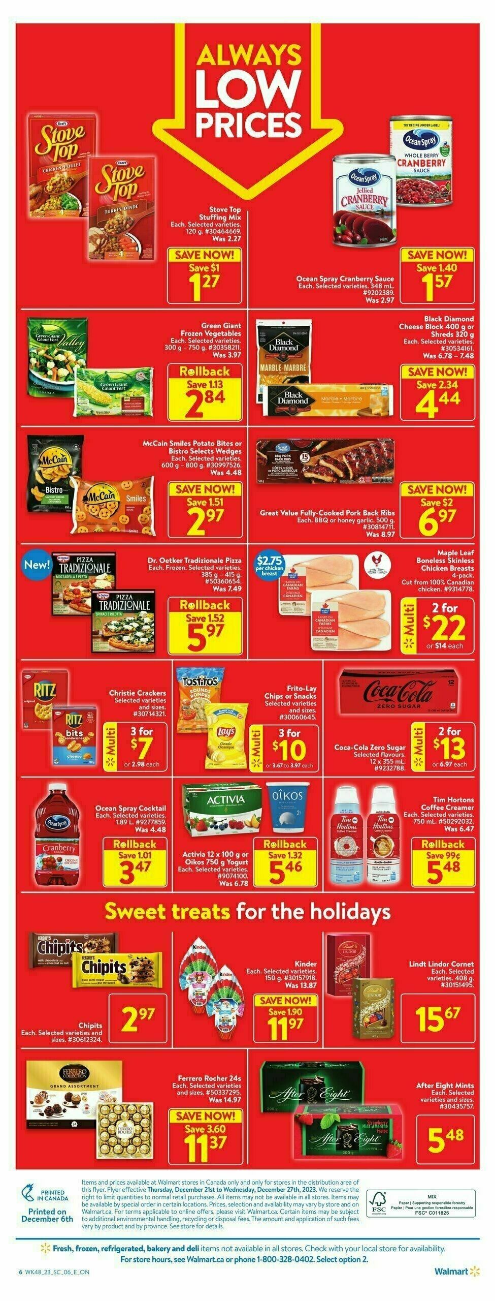 Walmart Flyer from December 21