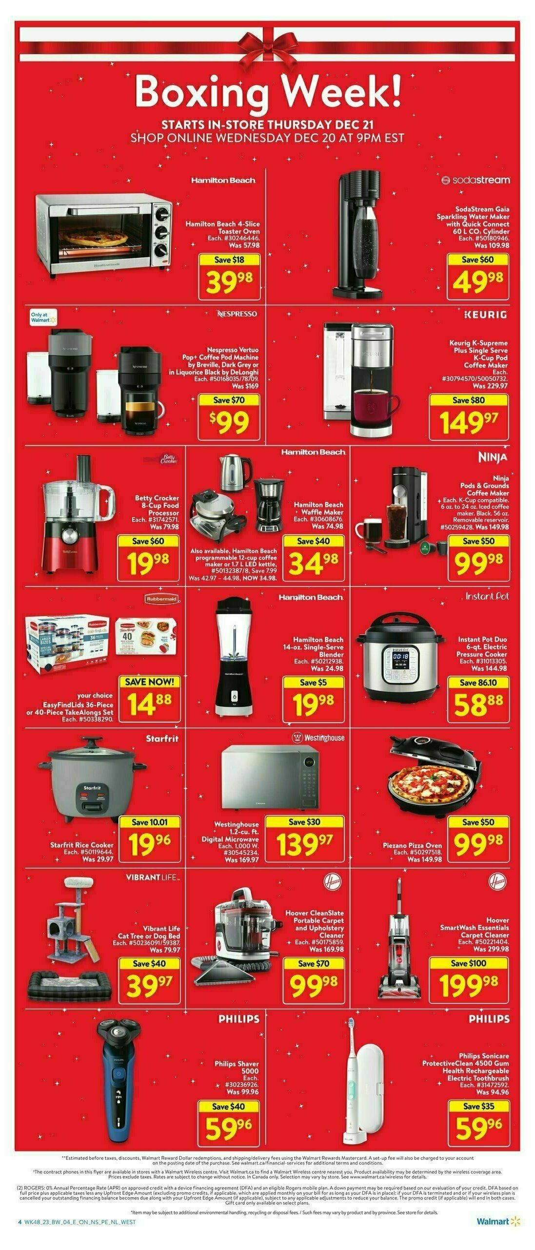 Walmart Boxing Week Flyer Flyer from December 21