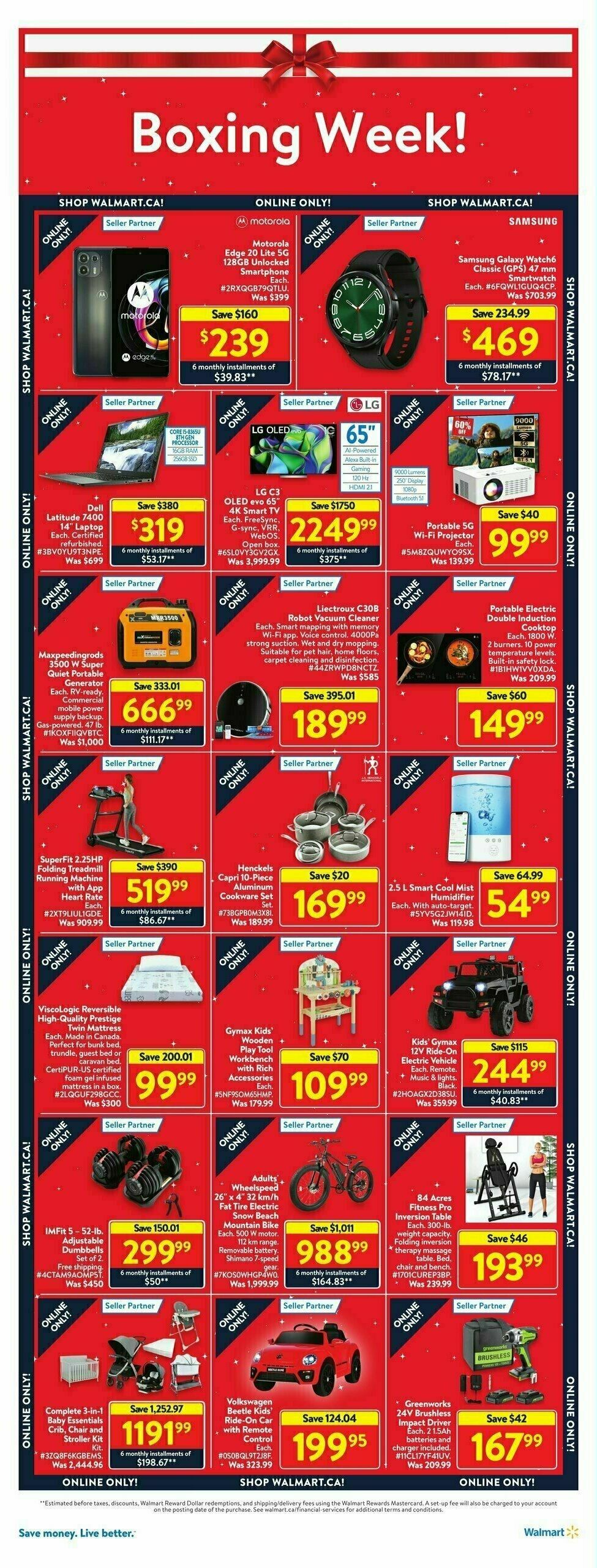 Walmart Boxing Week Flyer Flyer from December 21