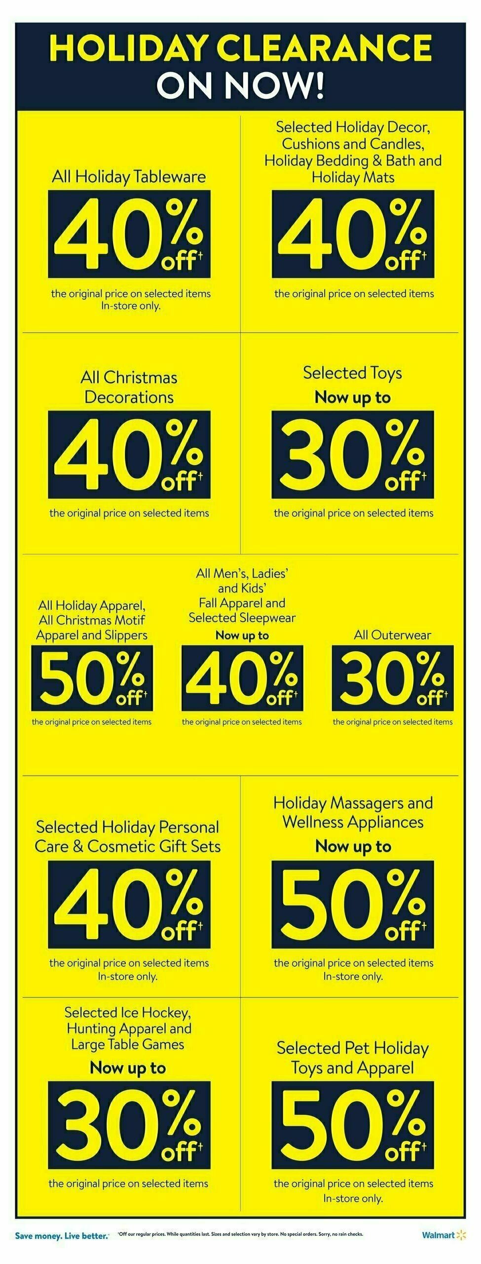 Walmart Flyer from December 28