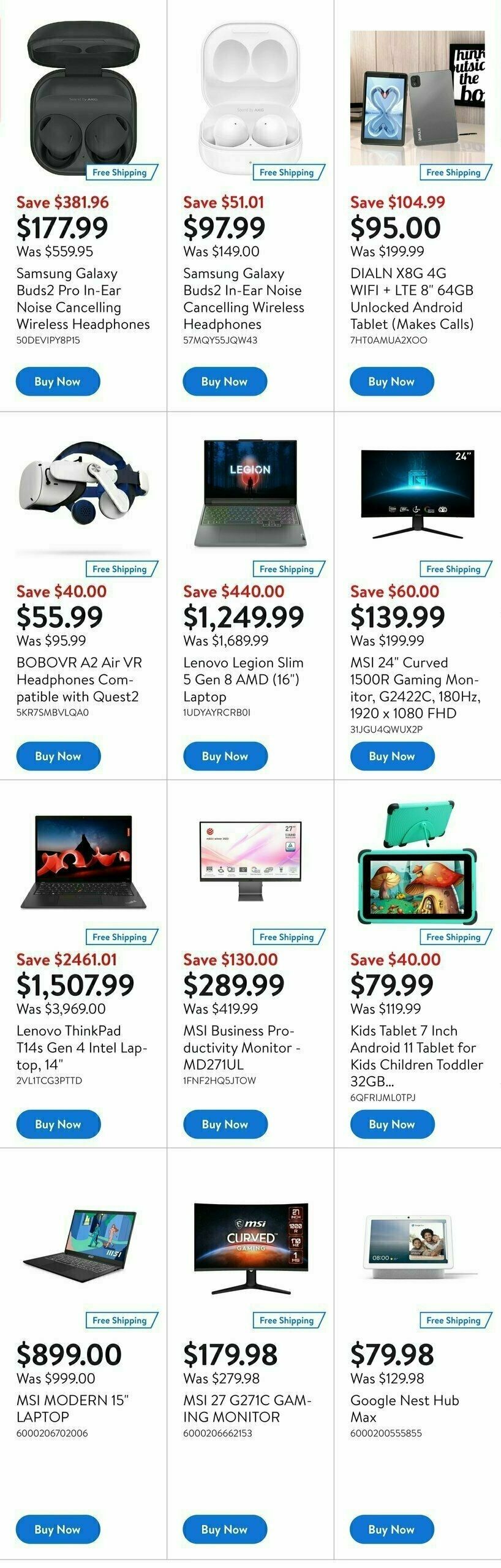 Walmart Deals Flyer Flyer from December 28