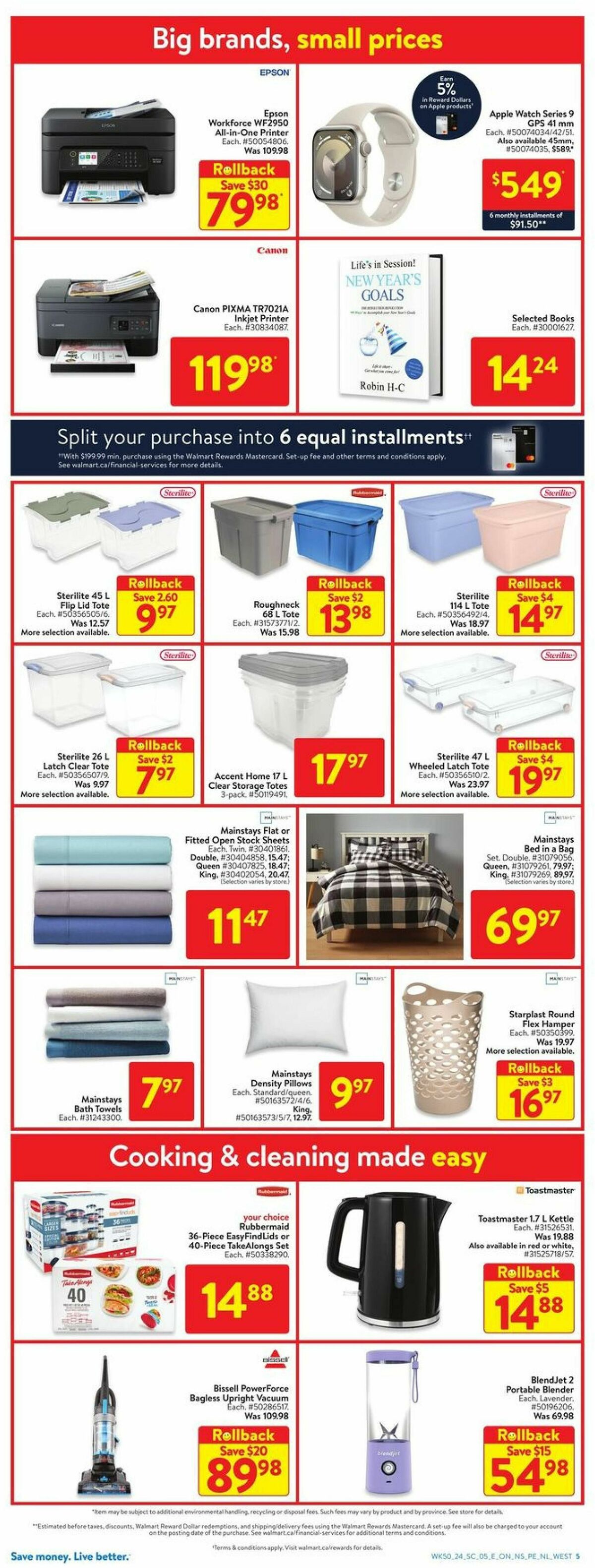 Walmart Flyer from January 4