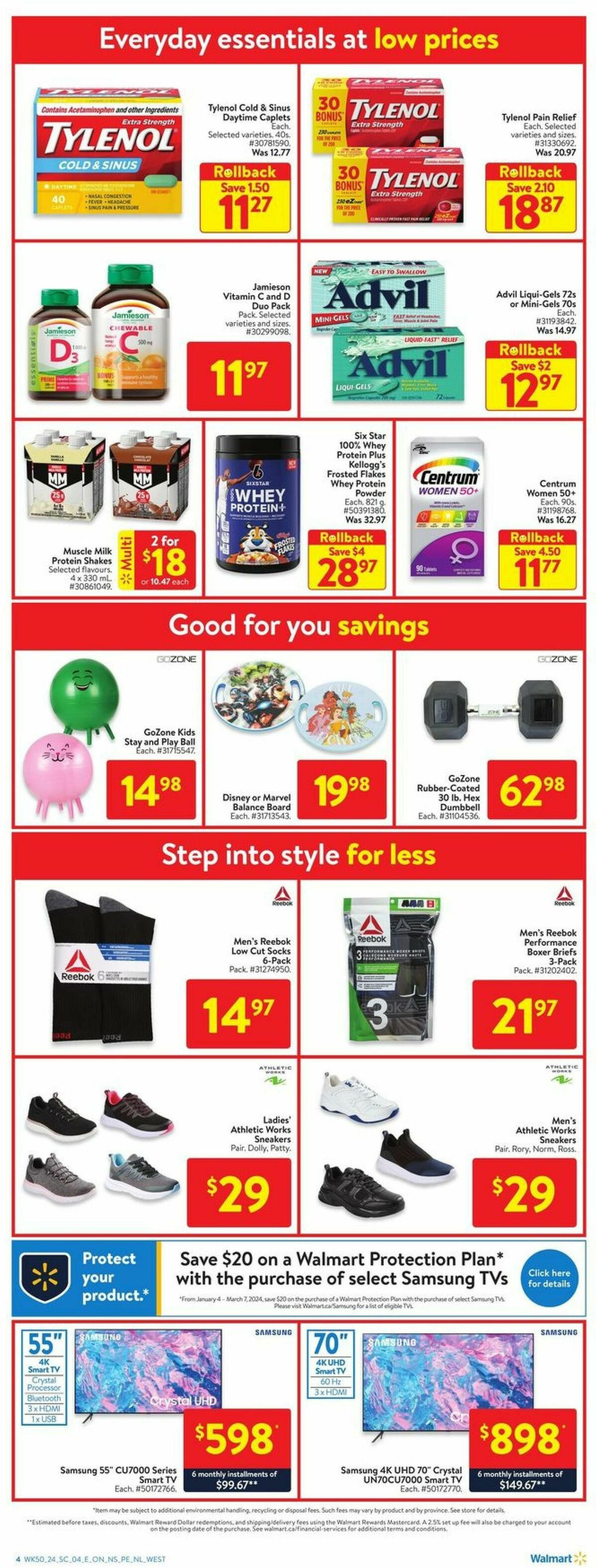 Walmart Flyer from January 4