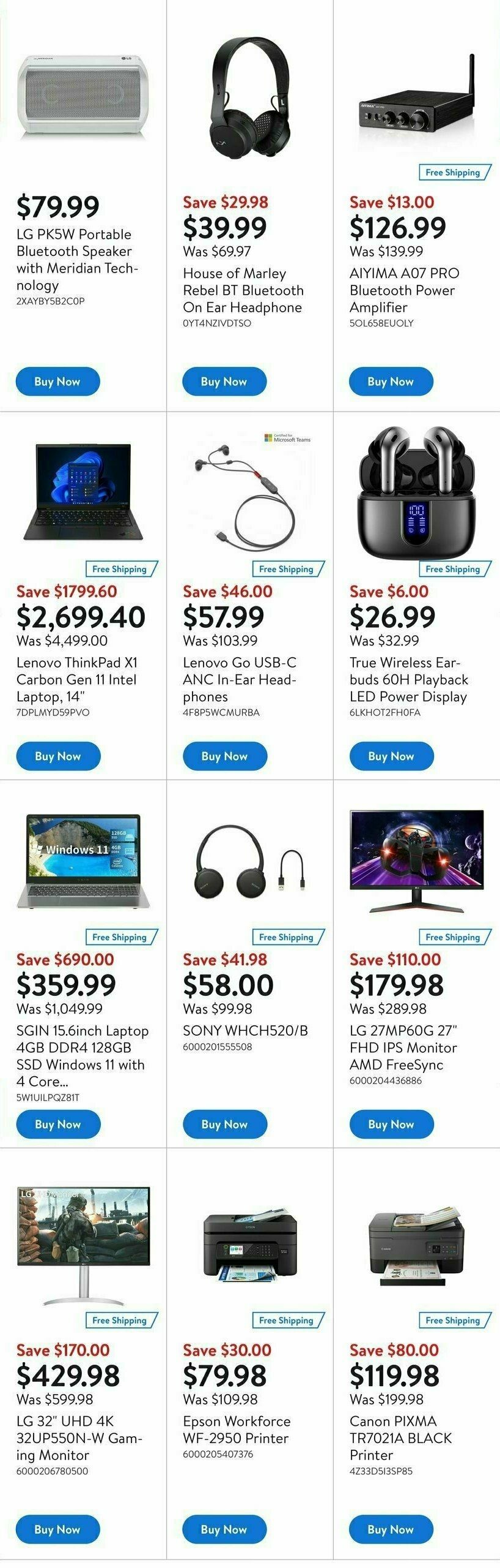 Walmart Deals Flyer Flyer from January 4