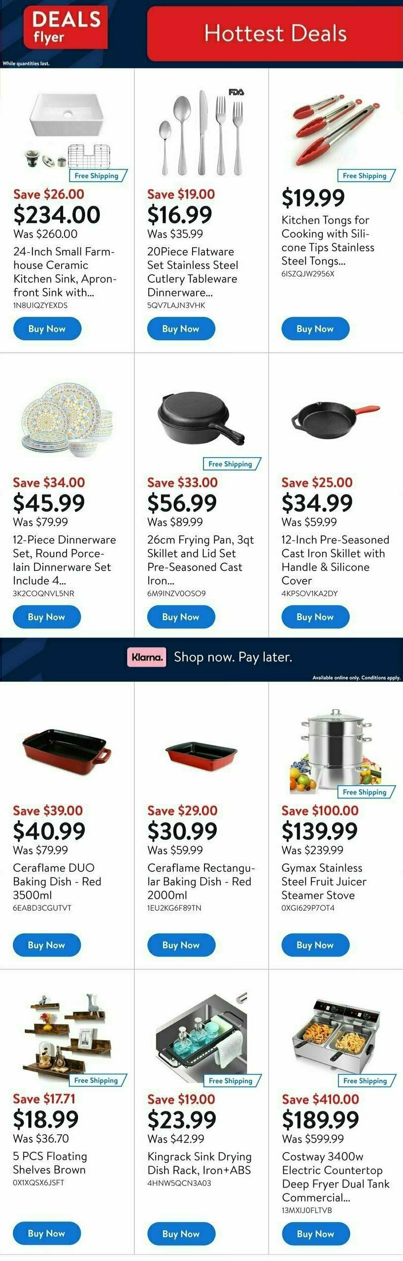 Walmart Deals Flyer Flyer from January 4