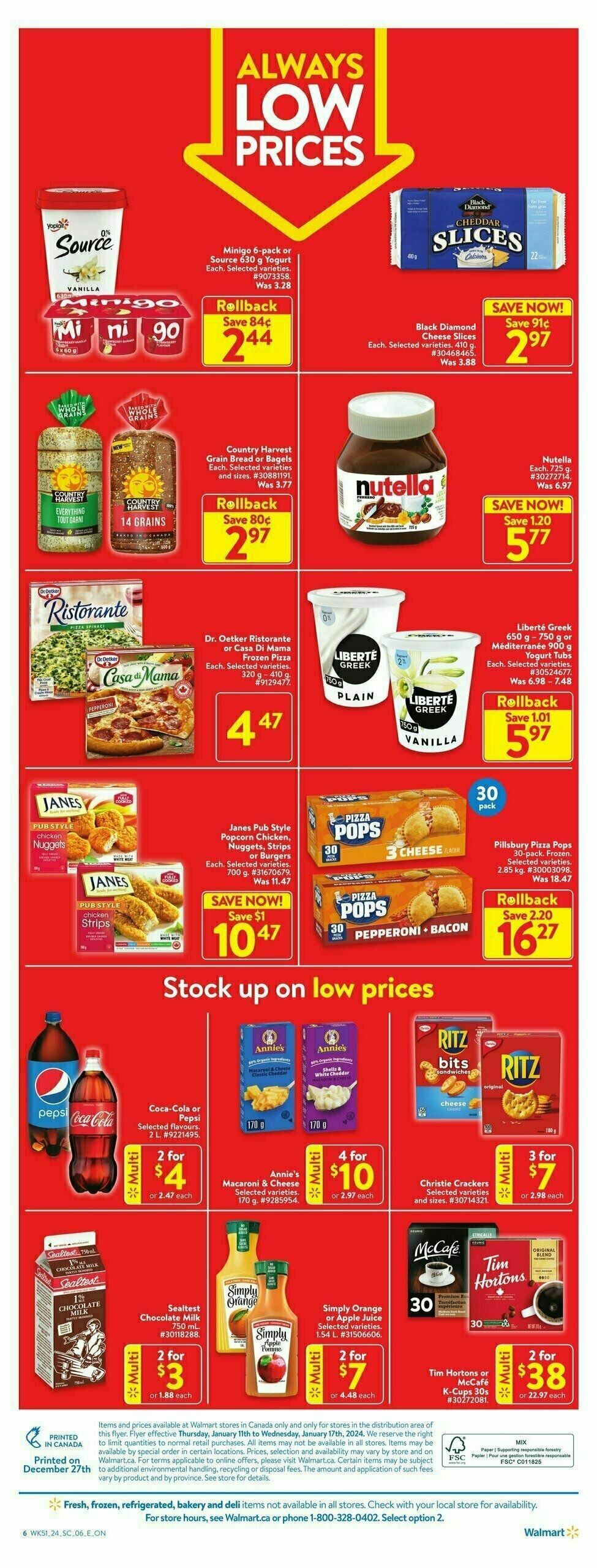 Walmart Flyer from January 11