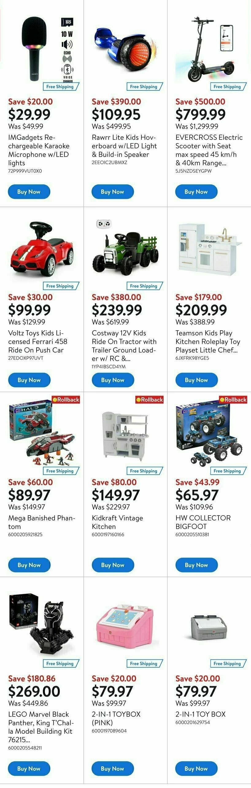 Walmart Deals Flyer Flyer from January 11