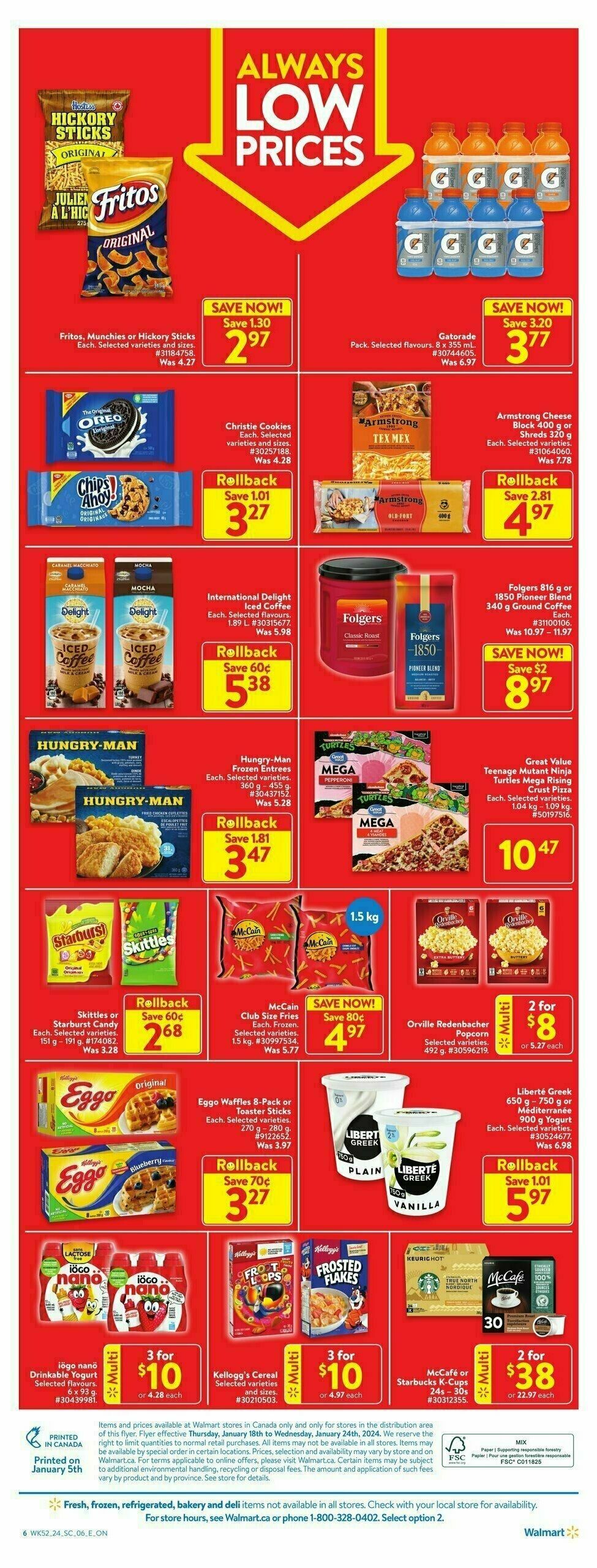 Walmart Flyer Flyer from January 18