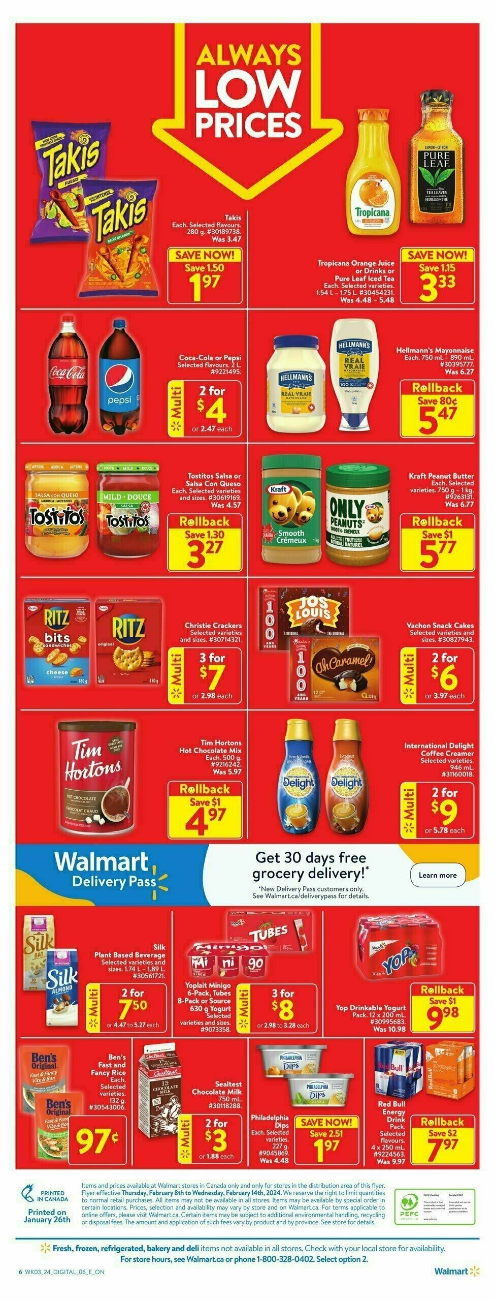 Walmart Flyer from February 8