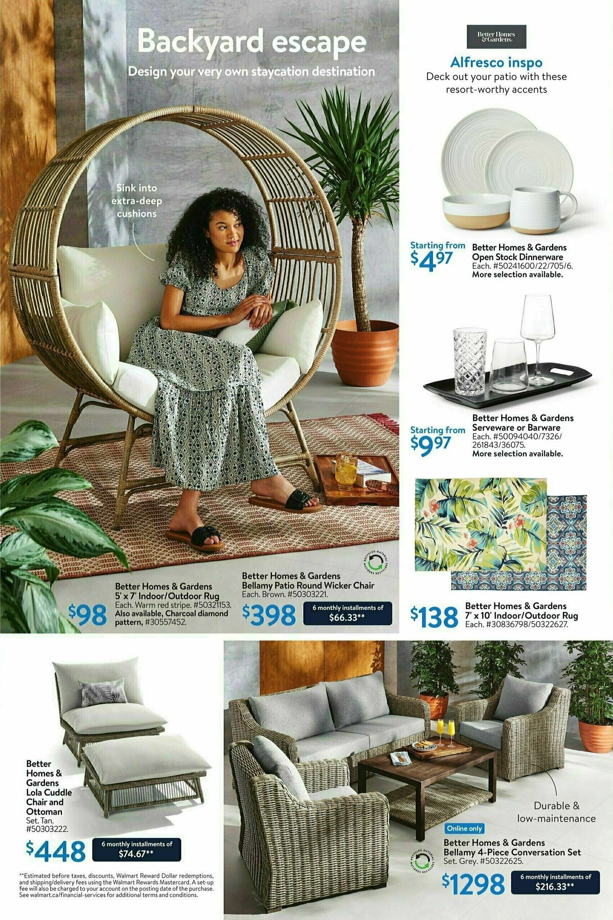 Walmart Outdoor Living Flyer from February 15