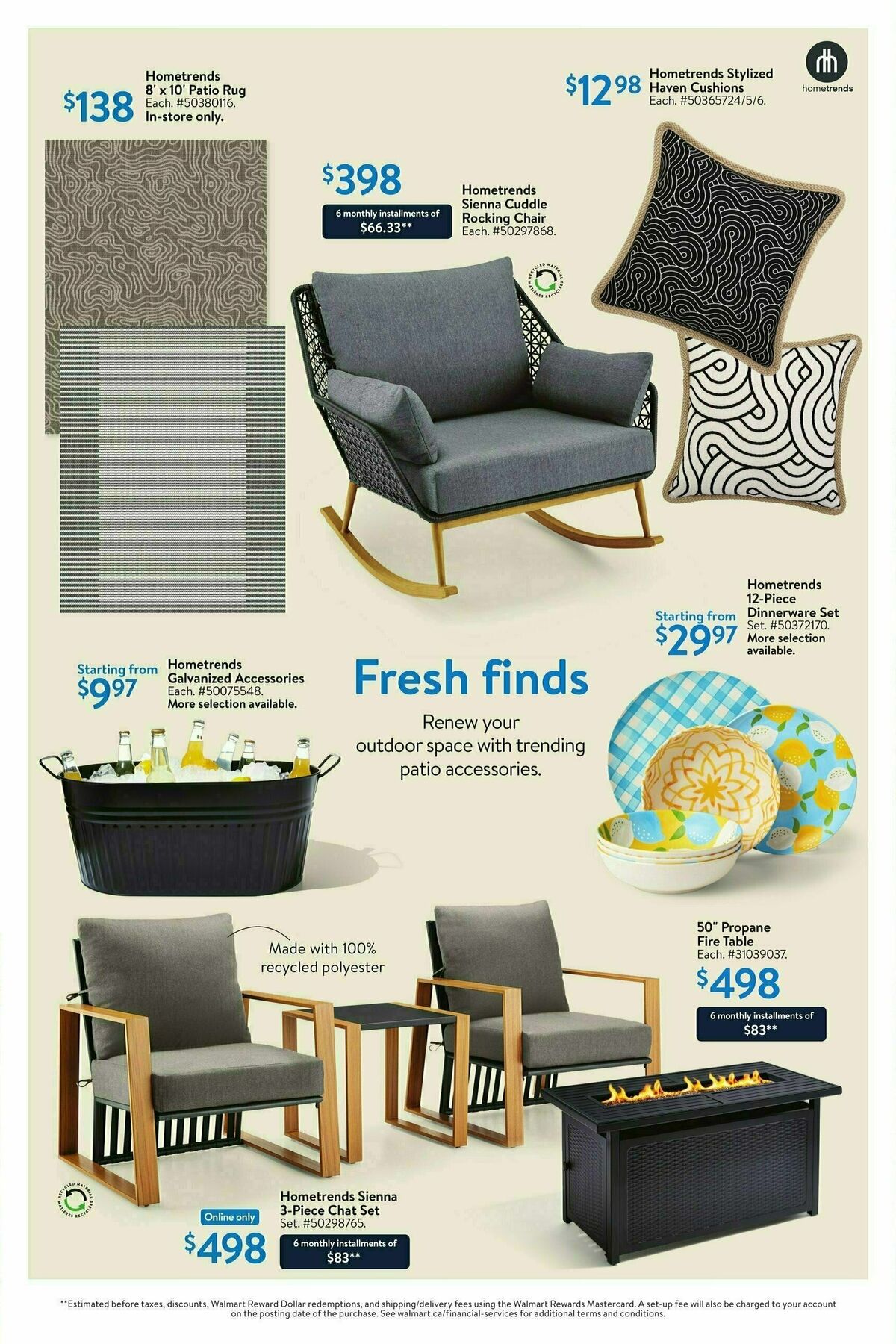 Walmart Outdoor Living Flyer from February 15