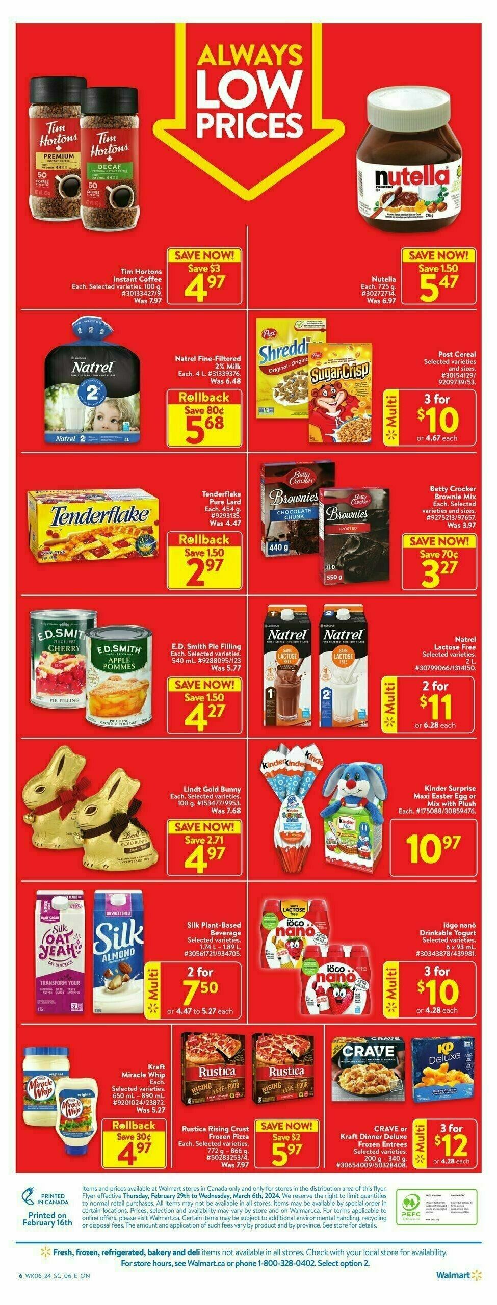 Walmart Flyer from February 29