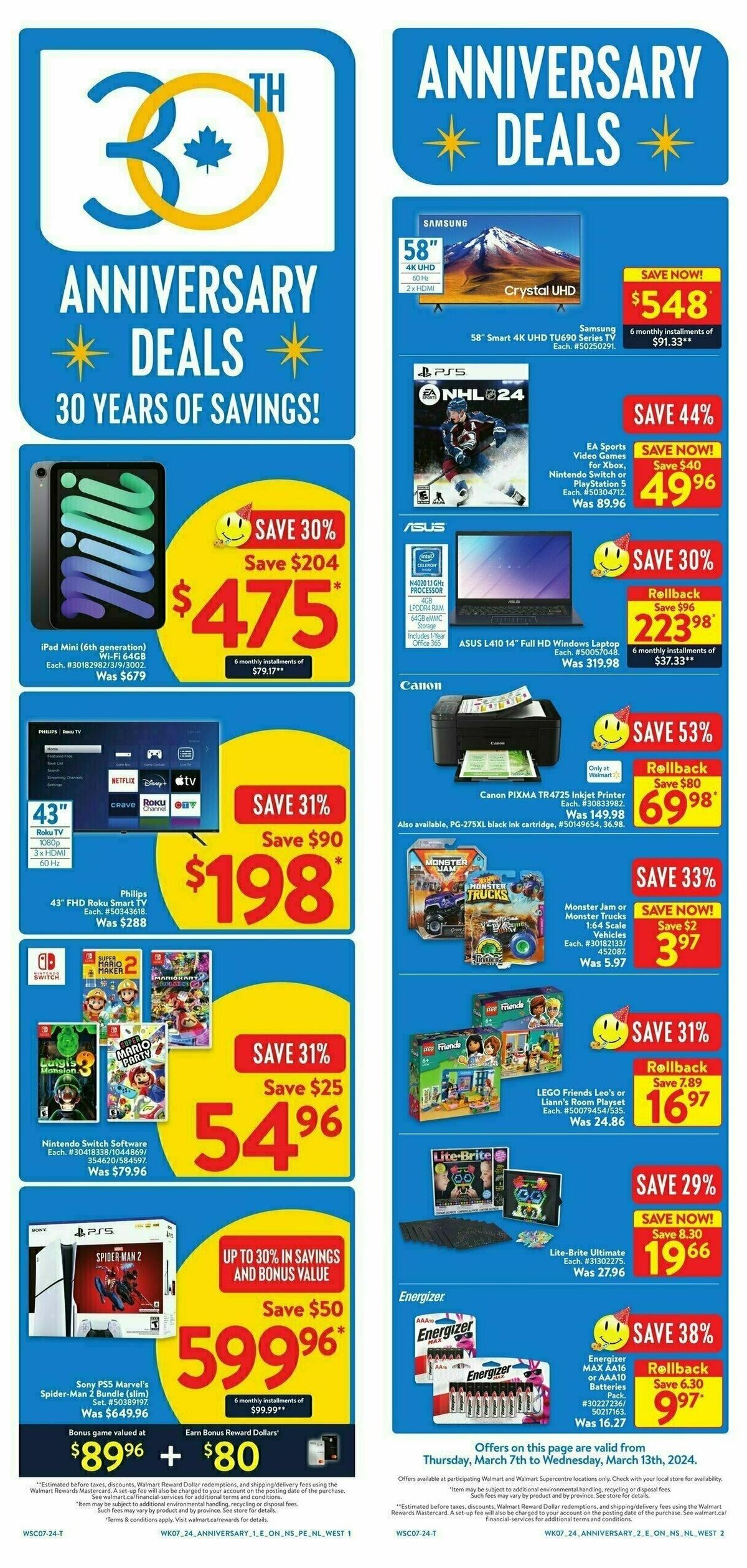 Walmart Flyer from March 7