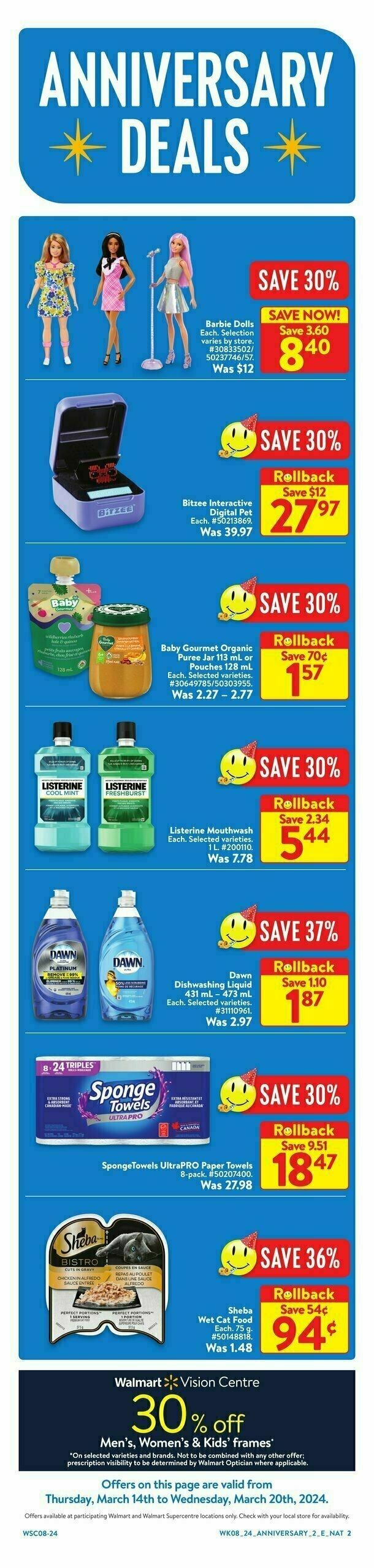 Walmart Flyer from March 14