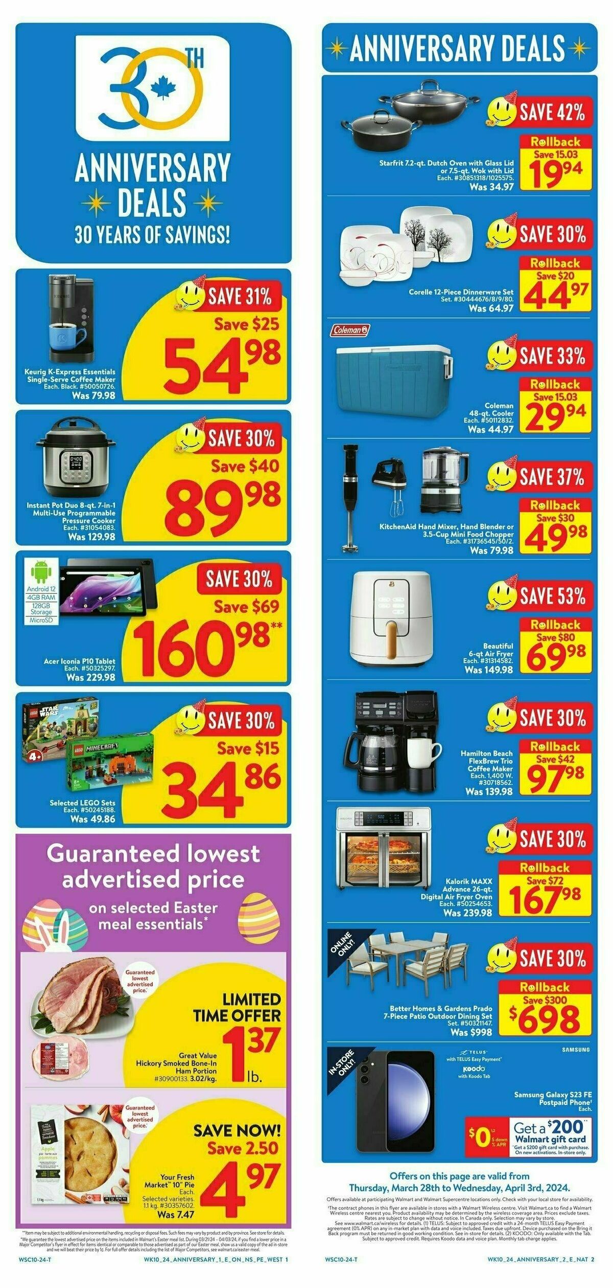 Walmart Flyer from March 28