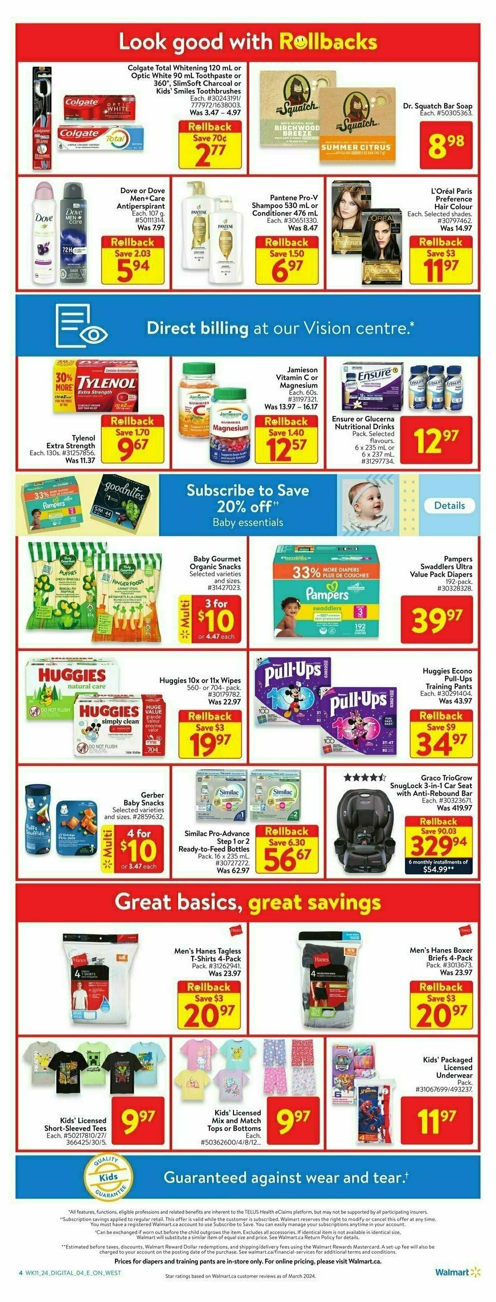 Walmart Flyer from April 4