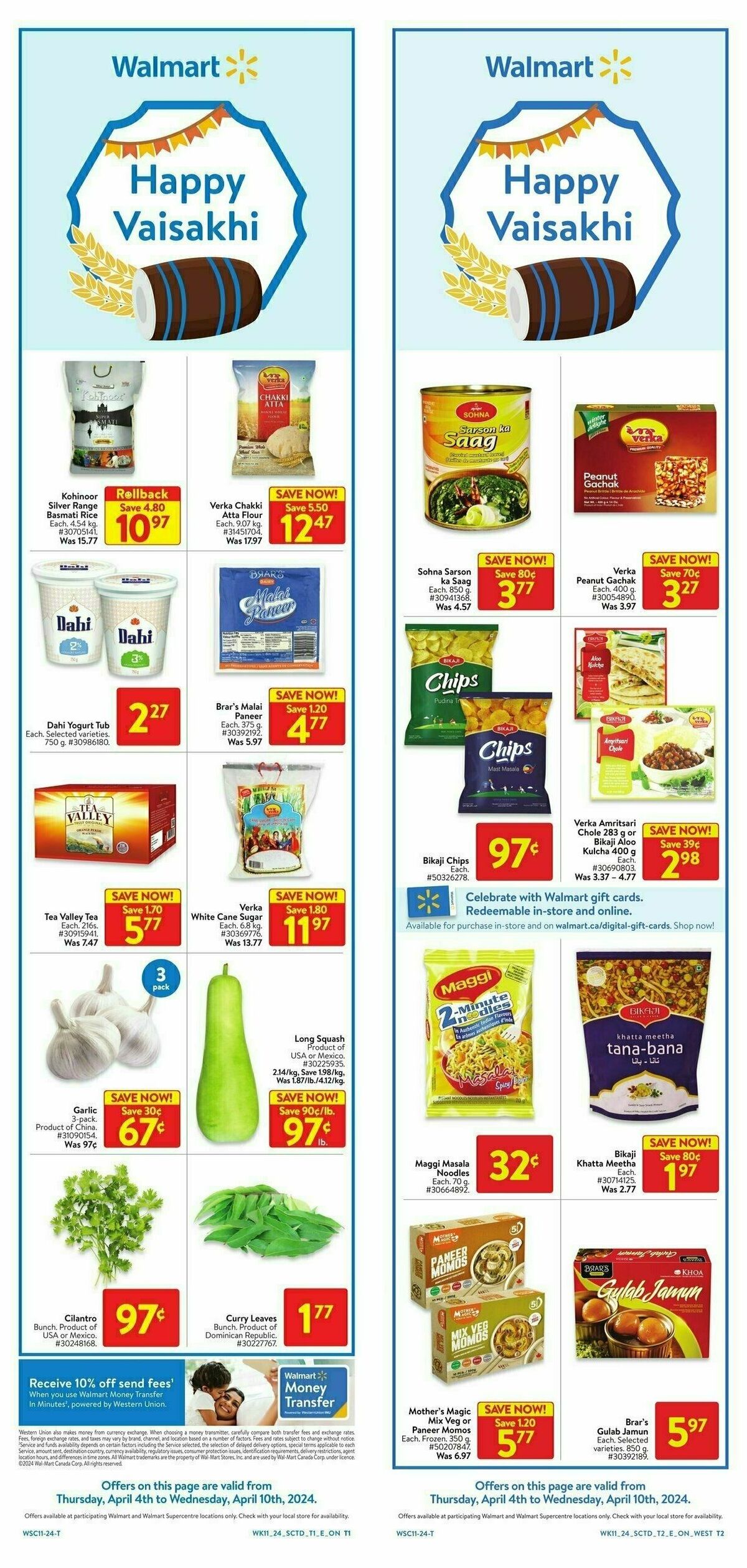 Walmart Flyer from April 4