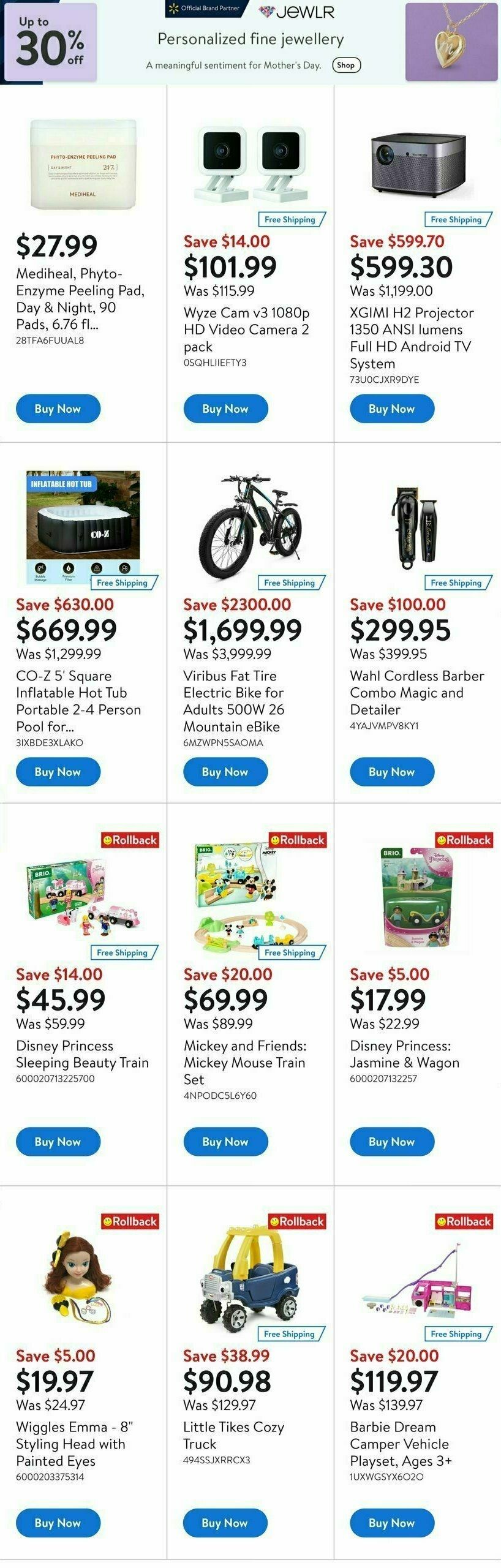 Walmart Deals Flyer Flyer from April 25