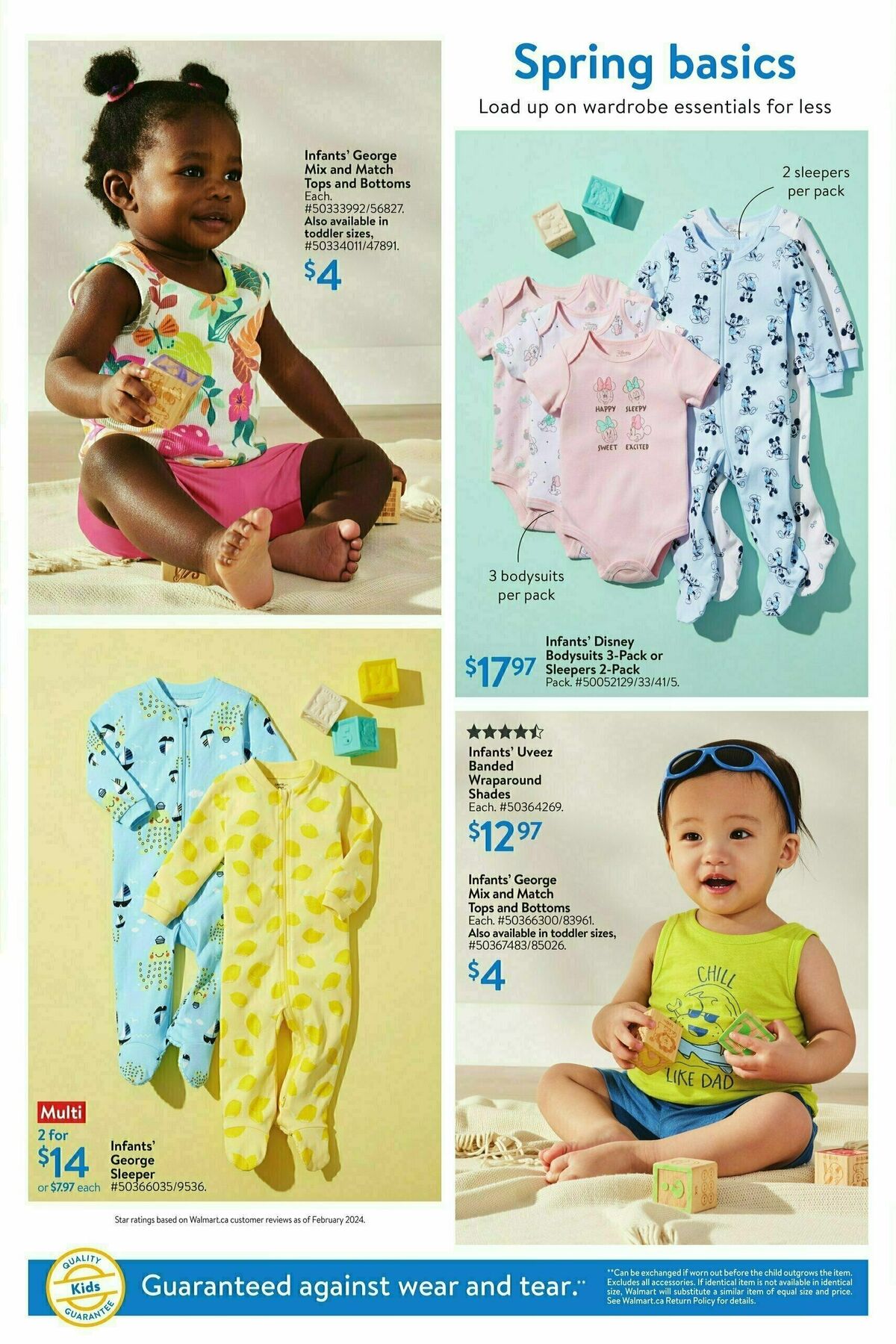 Walmart Baby days Flyer from April 18