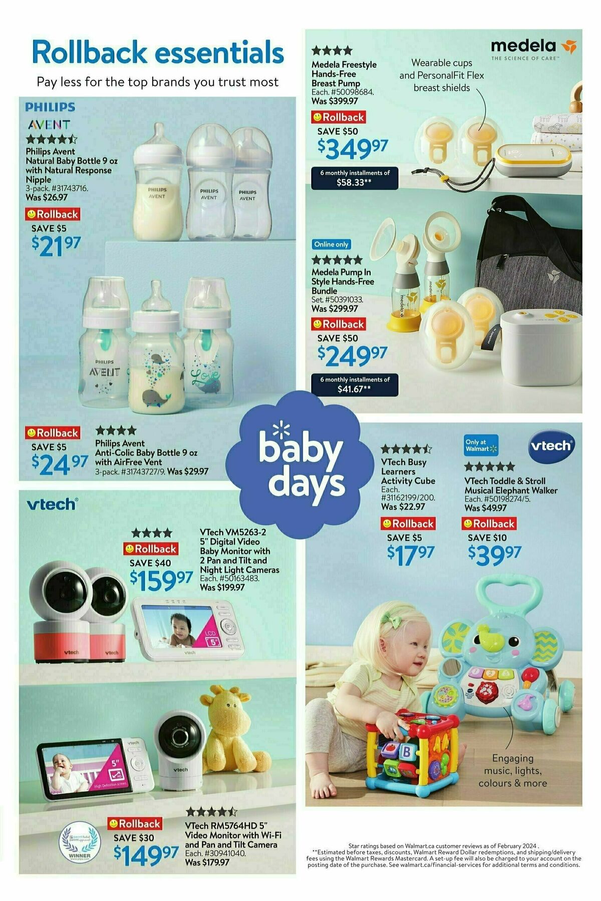 Walmart Baby days Flyer from April 18