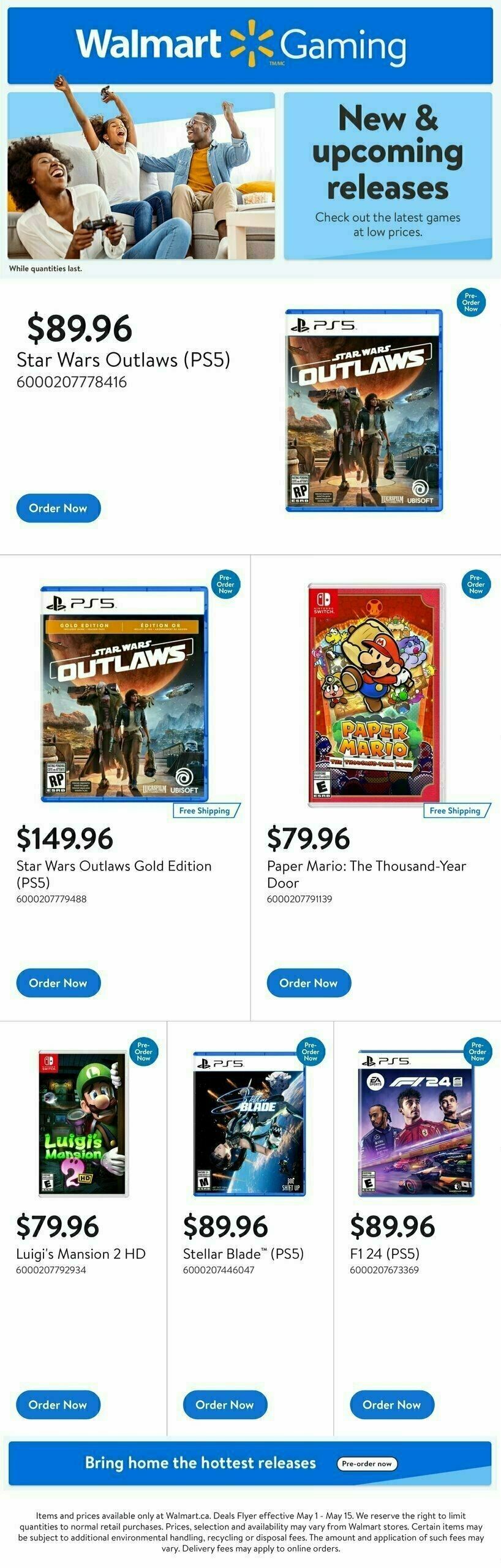 Walmart Gaming Guide Flyer from May 1