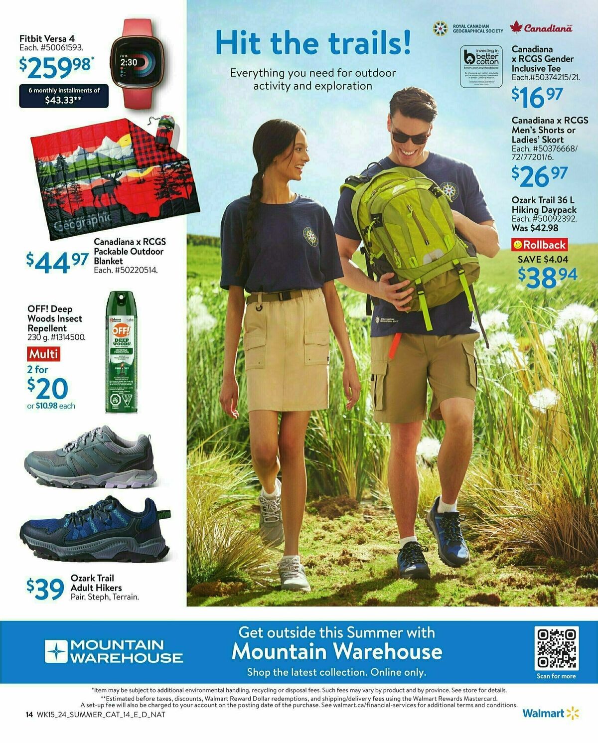 Walmart Summer Fun Flyer from May 2