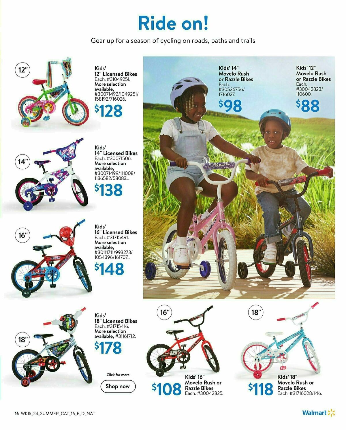 Walmart Summer Fun Flyer from May 2