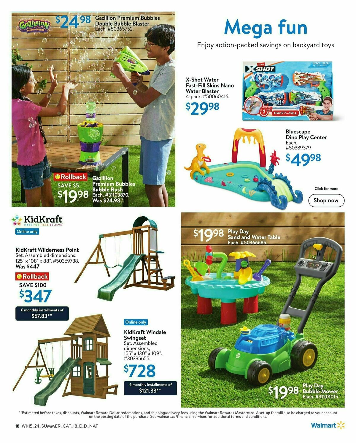 Walmart Summer Fun Flyer from May 2