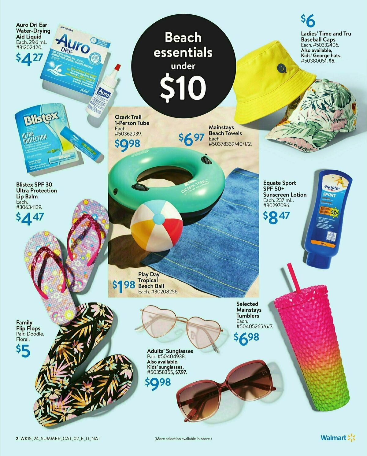 Walmart Summer Fun Flyer from May 2