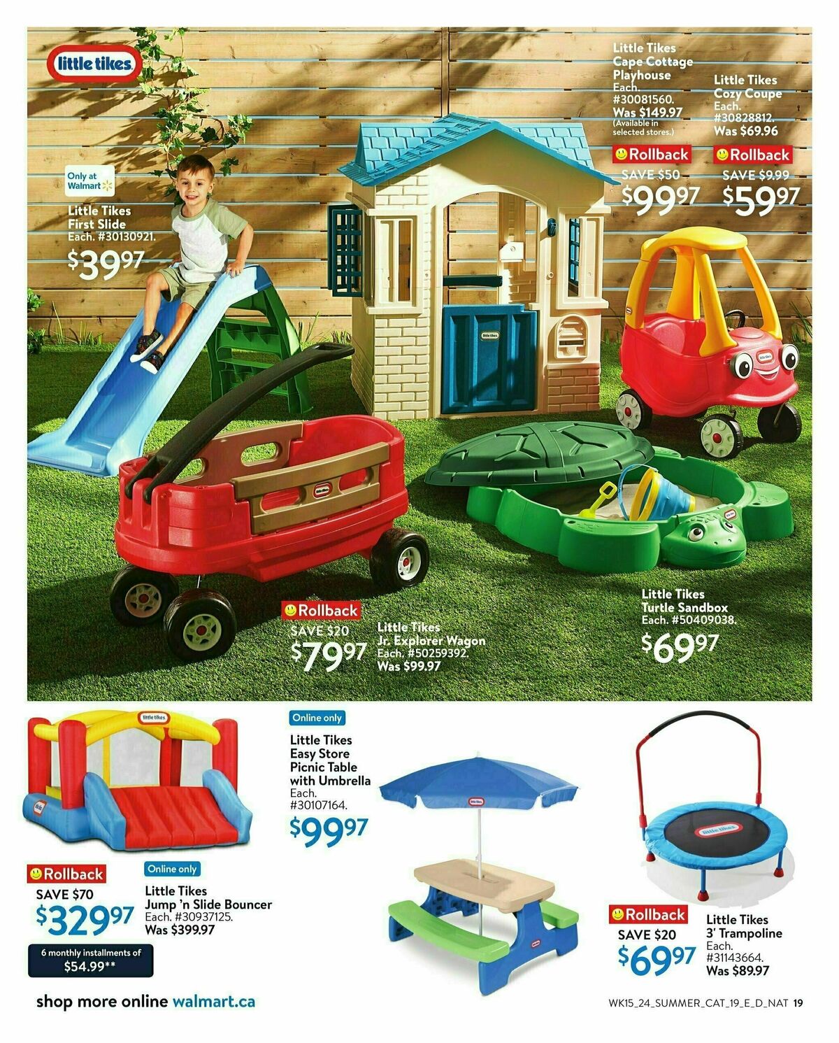 Walmart Summer Fun Flyer from May 2