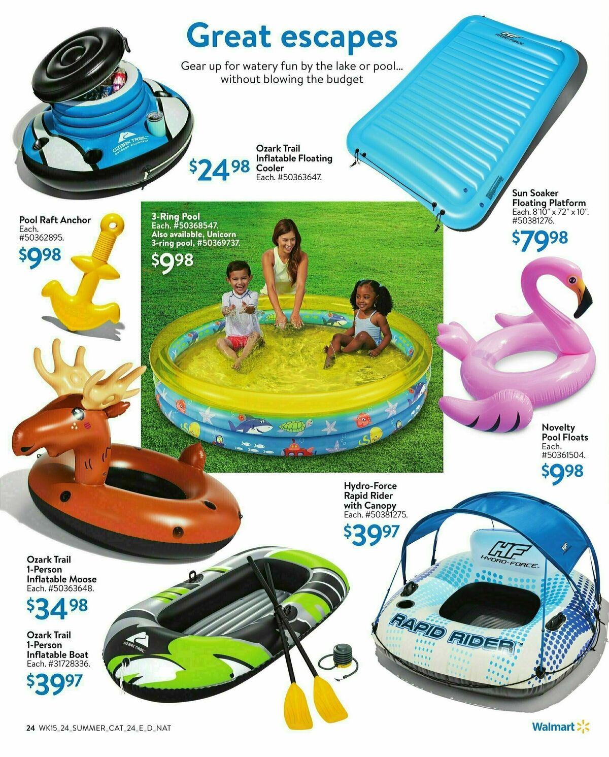 Walmart Summer Fun Flyer from May 2