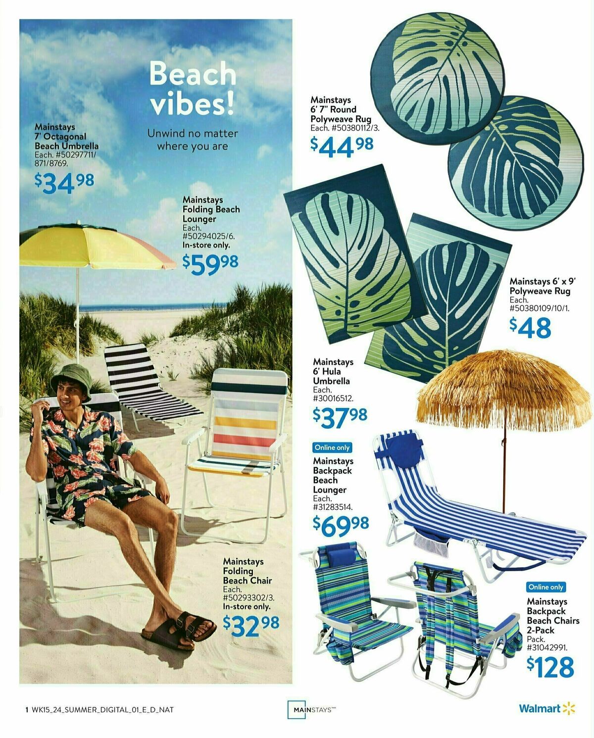 Walmart Summer Fun Flyer from May 2