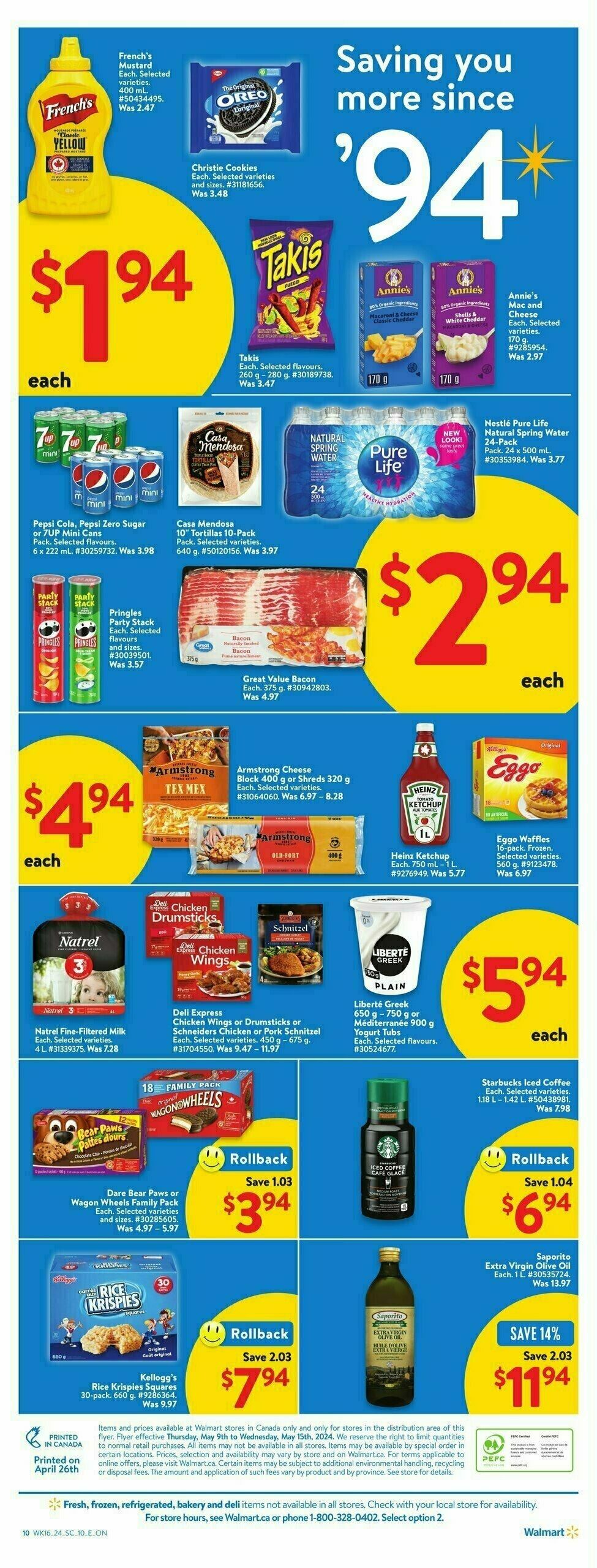 Walmart Flyer from May 9