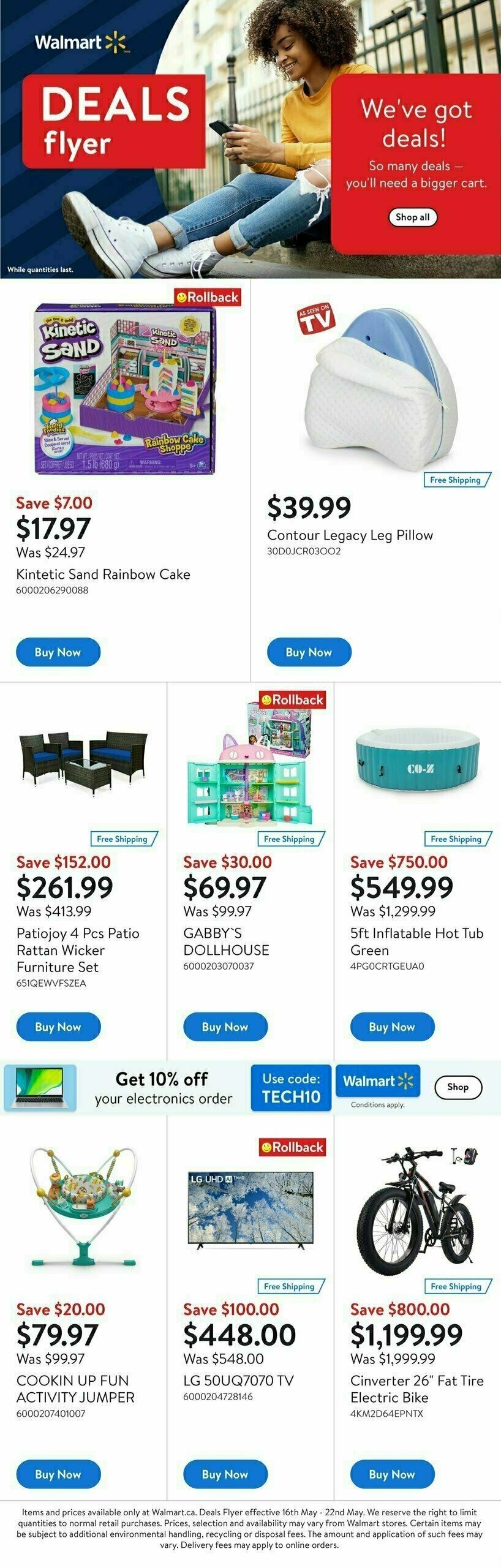 Walmart Deals Flyer Flyer from May 16