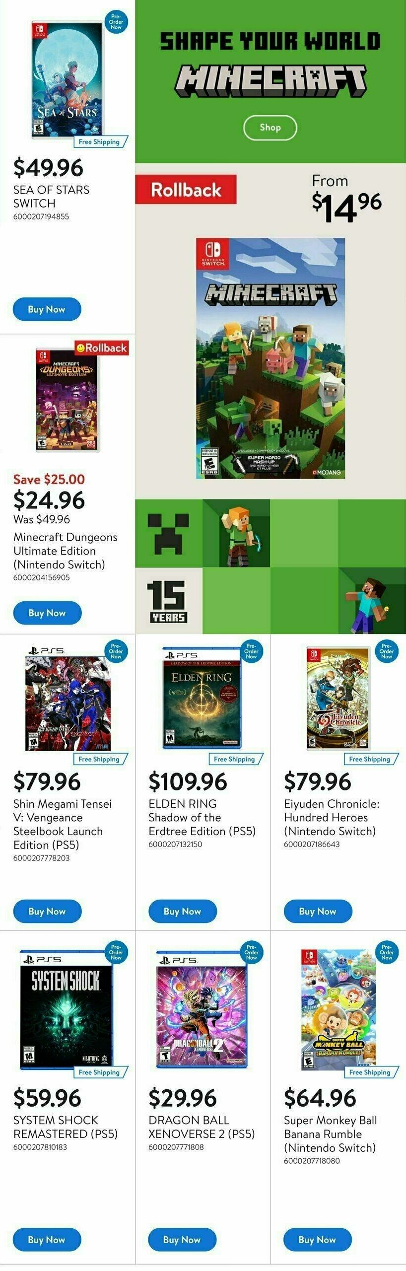 Walmart Gaming Guide Flyer from May 15