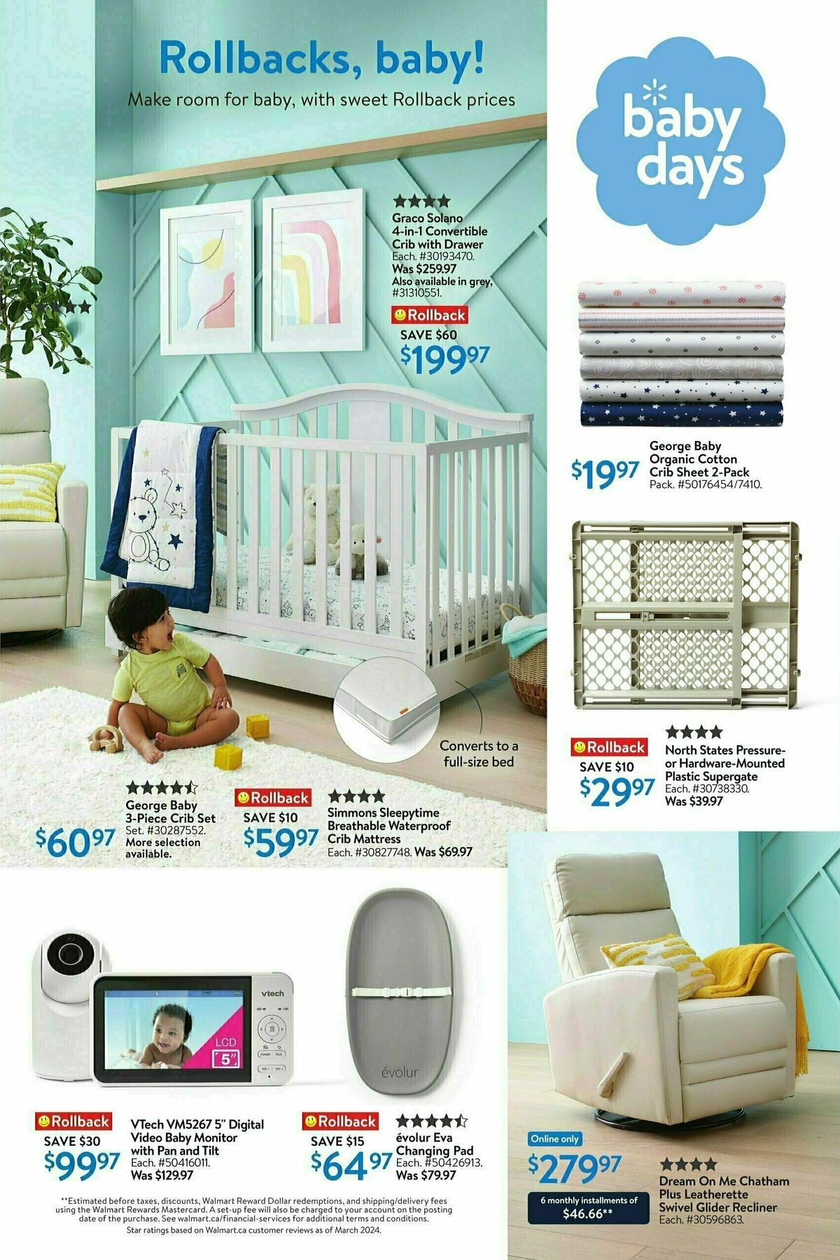 Walmart Hello, baby days! Flyer from June 13