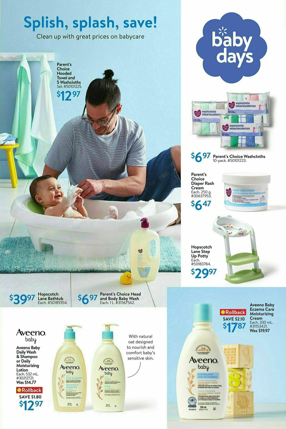 Walmart Hello, baby days! Flyer from June 13