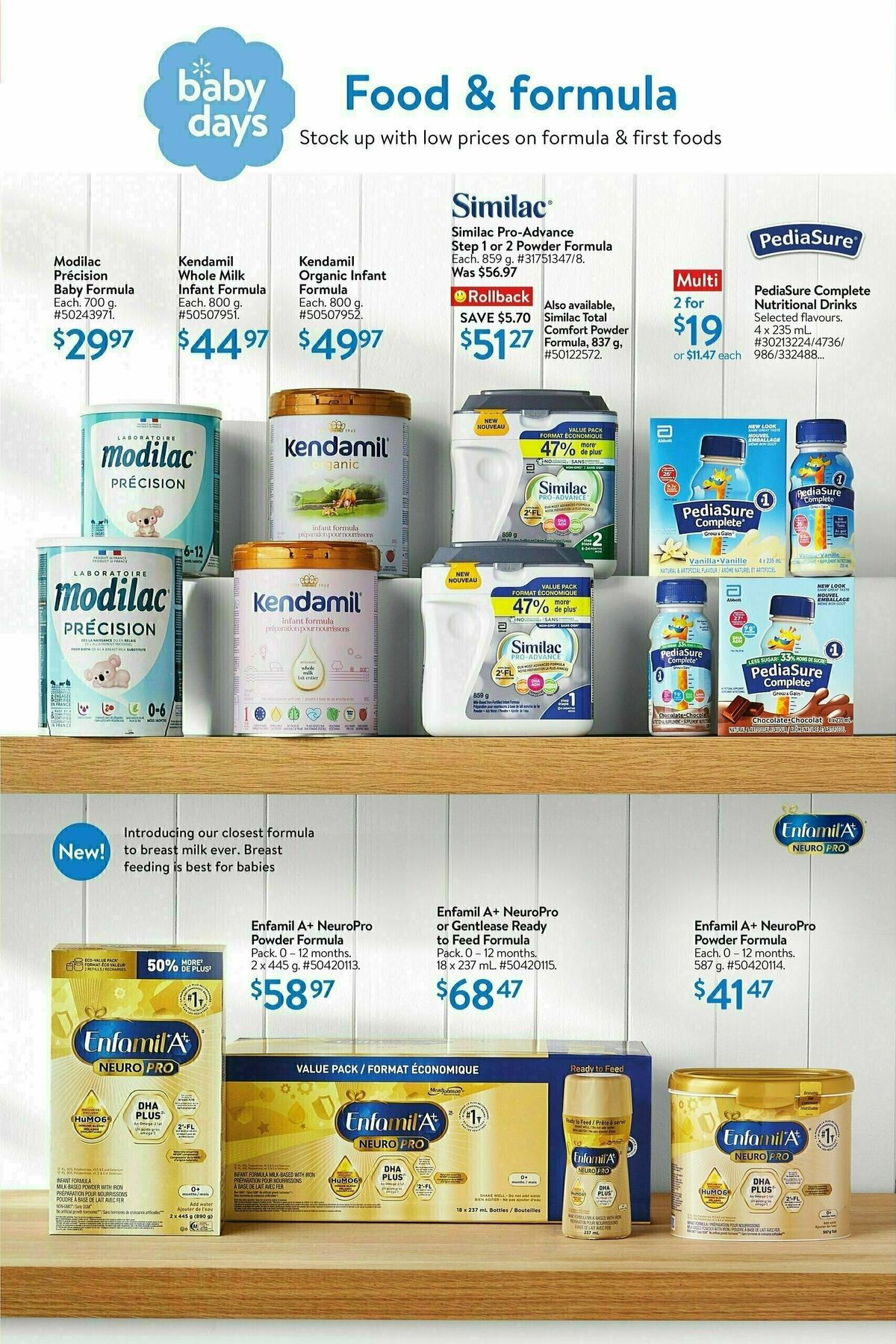 Walmart Hello, baby days! Flyer from June 13