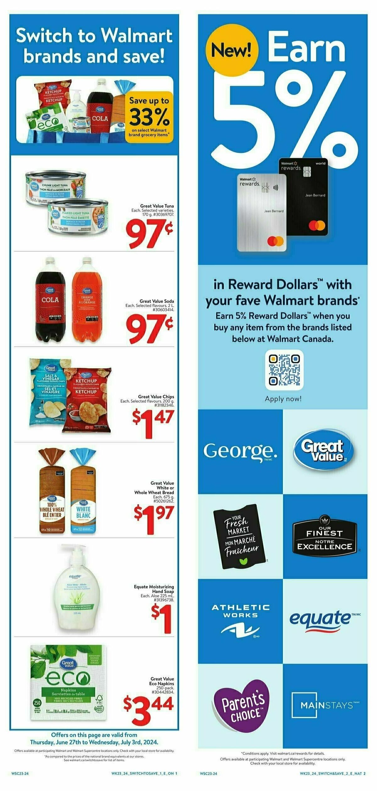 Walmart Flyer from June 27